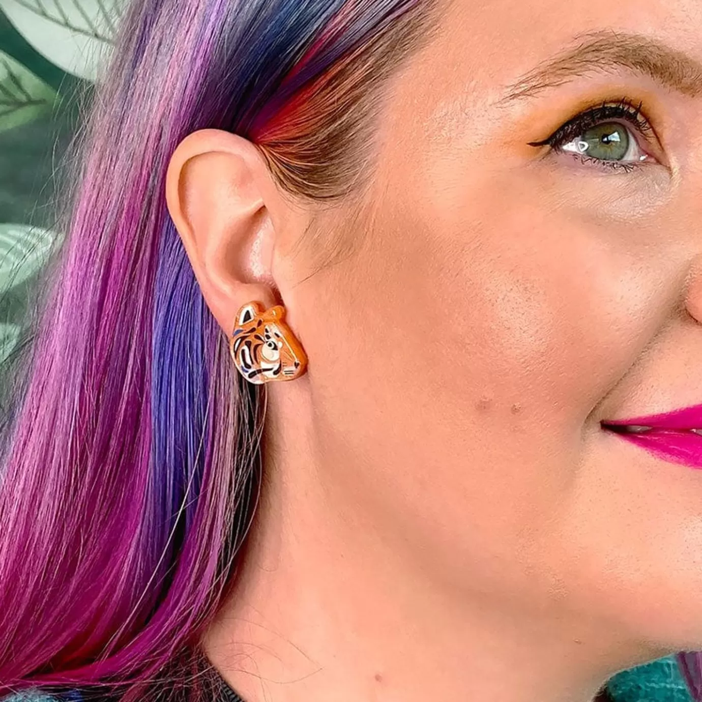 Erstwilder The Tranquil Tiger Earrings* Earrings