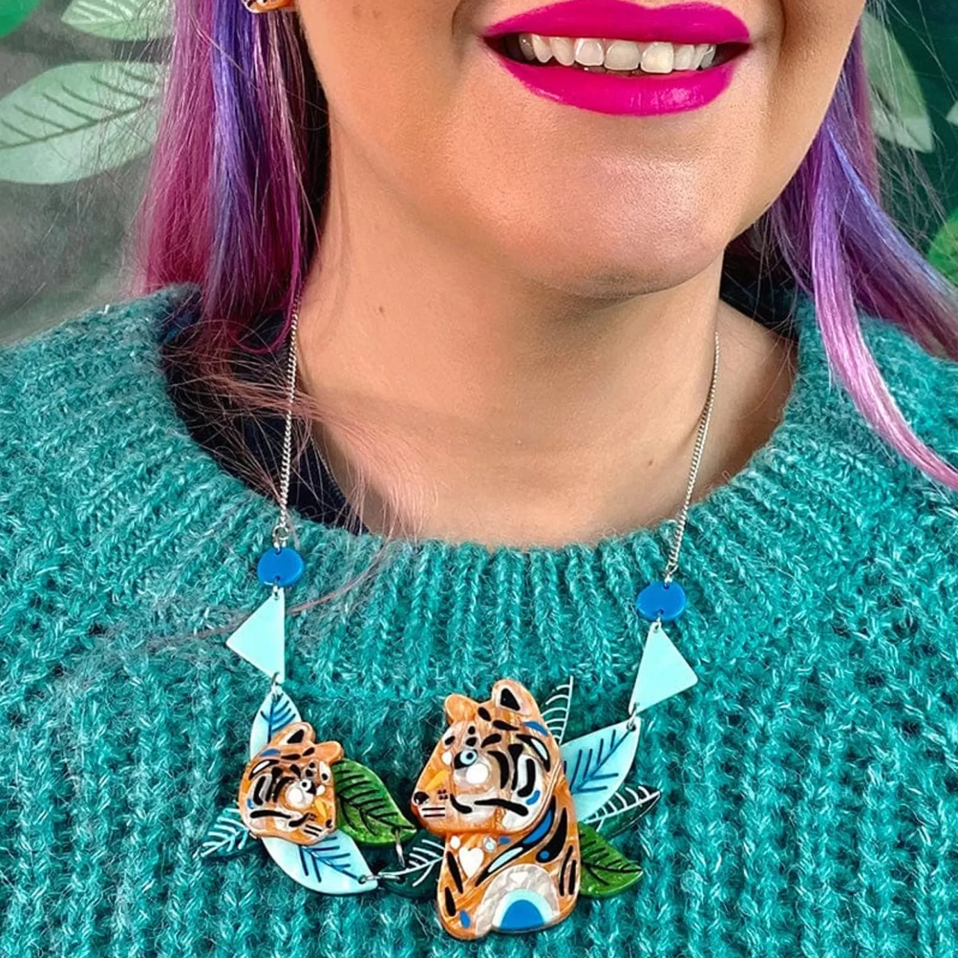 Erstwilder The Tranquil Tiger Necklace* Necklaces