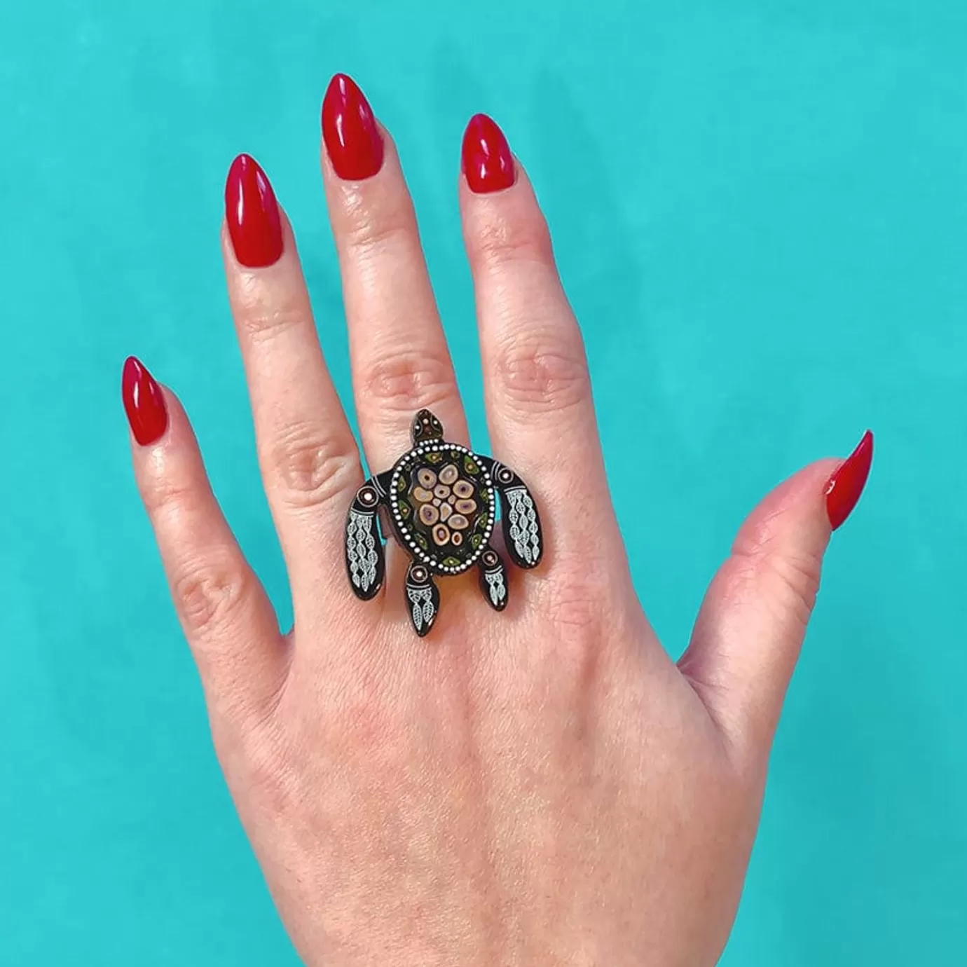 Erstwilder The Turtle 'Bungadu' Ring* Rings