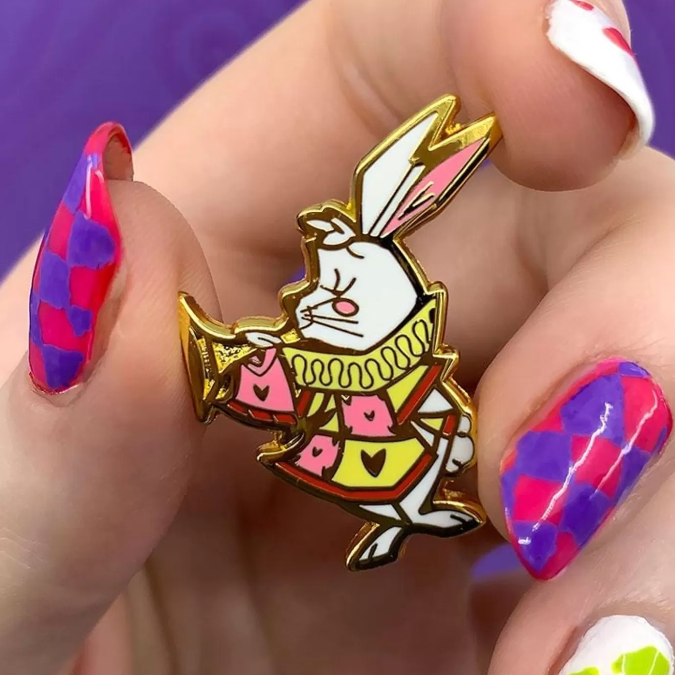 Erstwilder The White Rabbit Announces Enamel Pin* Enamel Pins