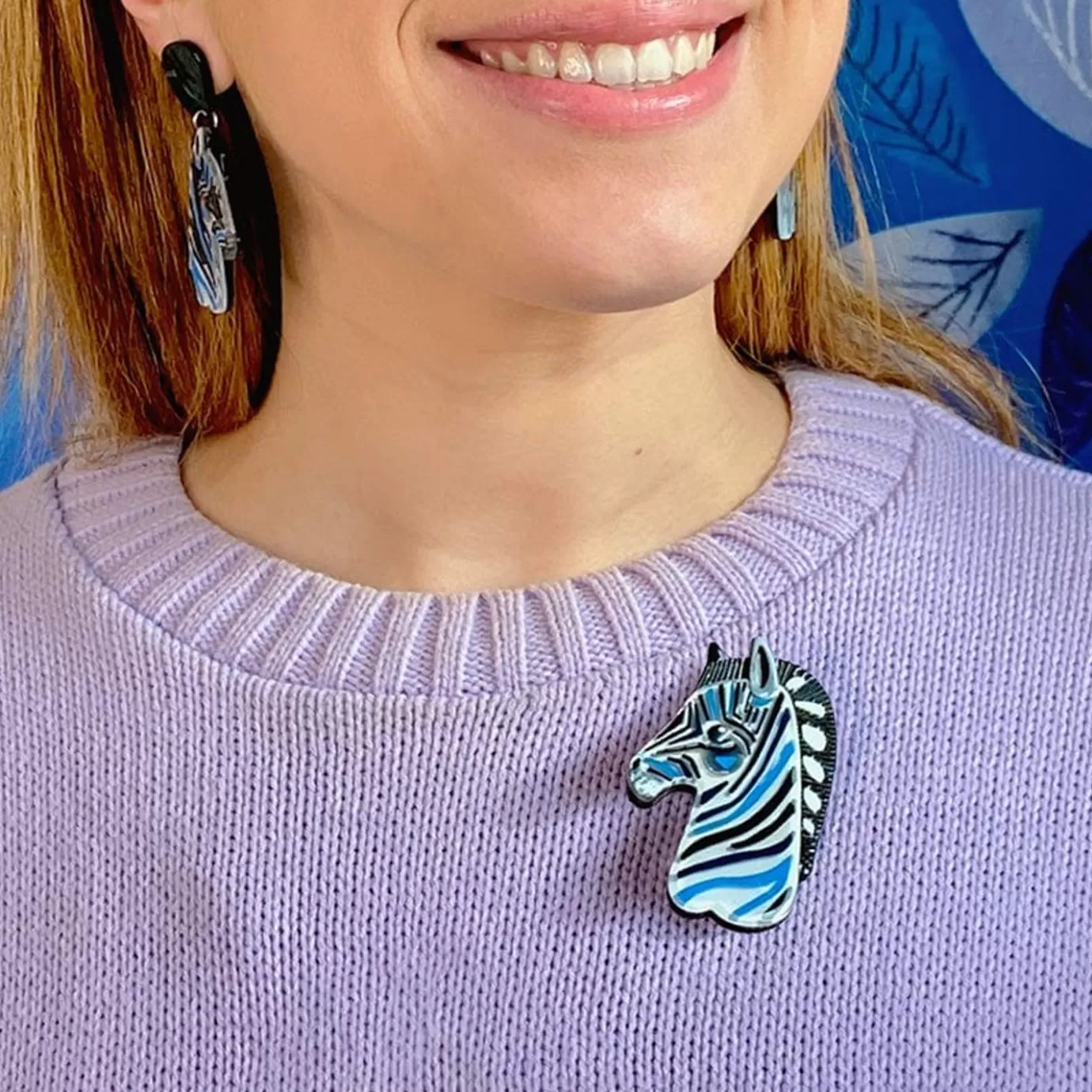 Erstwilder The Zealous Zebra Brooch* Brooches
