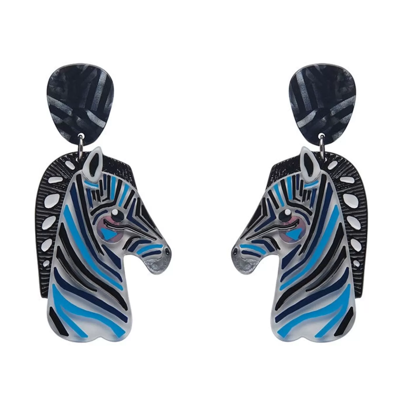 Erstwilder The Zealous Zebra Earrings* Earrings