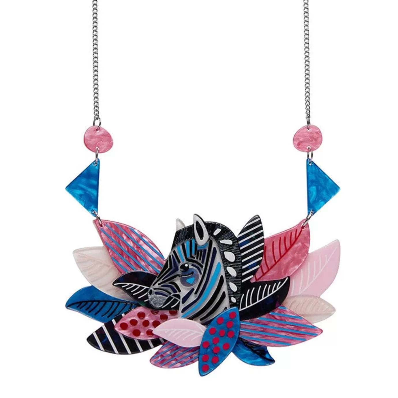 Erstwilder The Zealous Zebra Necklace* Necklaces