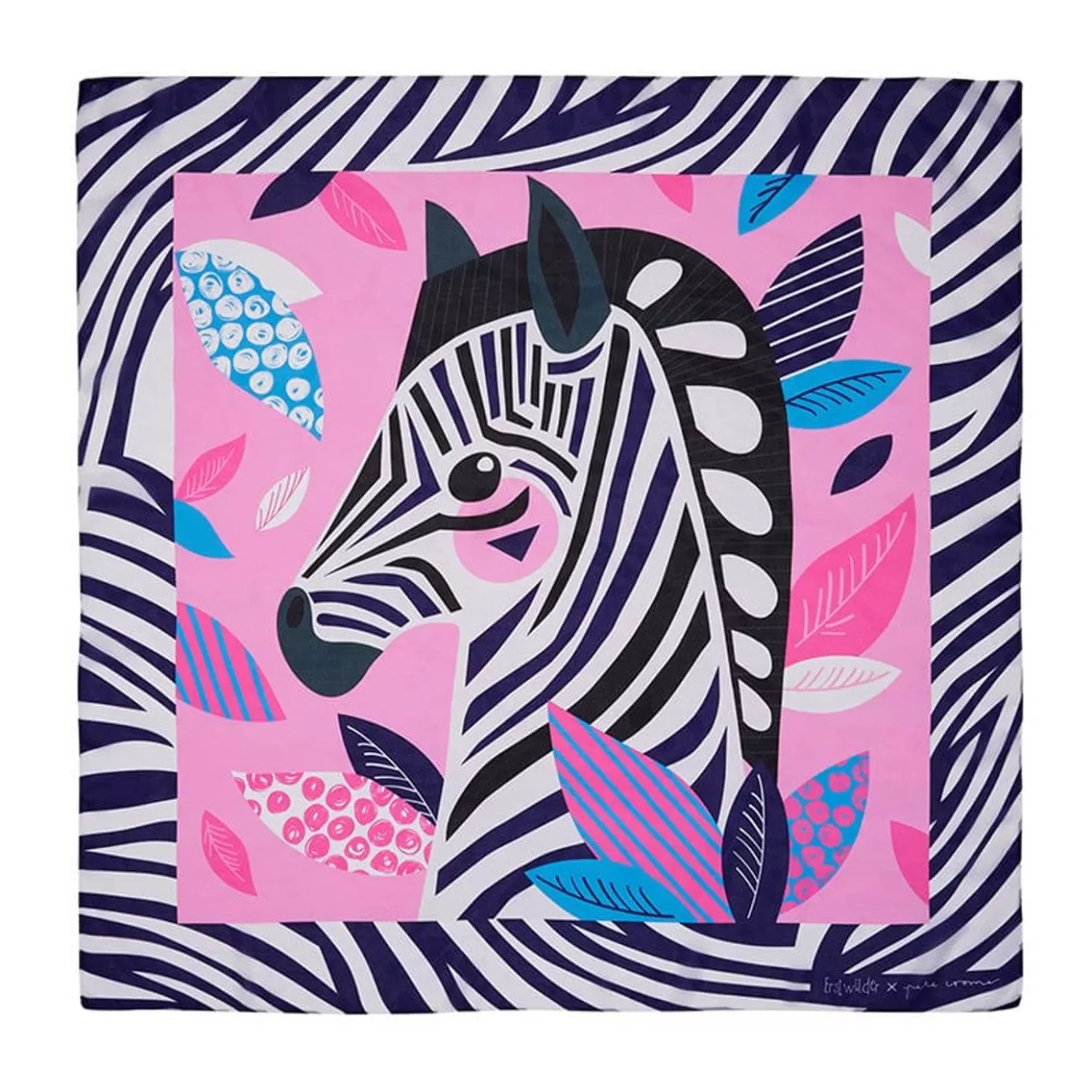 Erstwilder The Zealous Zebra Square Scarf* Scarves