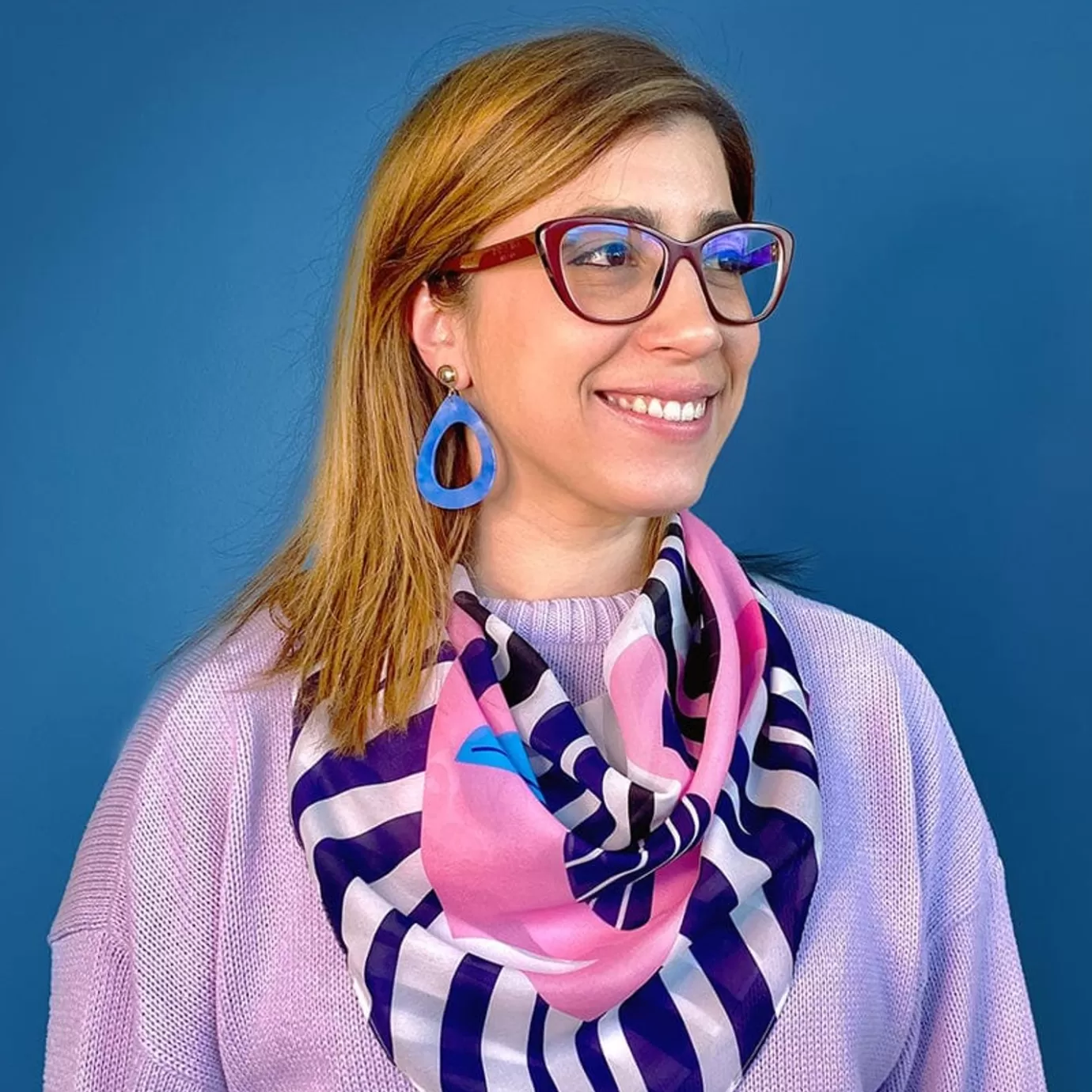 Erstwilder The Zealous Zebra Square Scarf* Scarves
