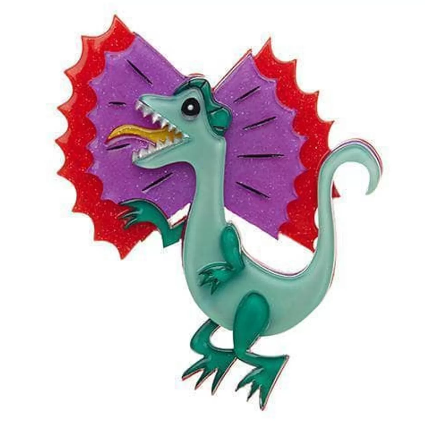 Erstwilder Thrill Neck Dinosaur Brooch* Brooches