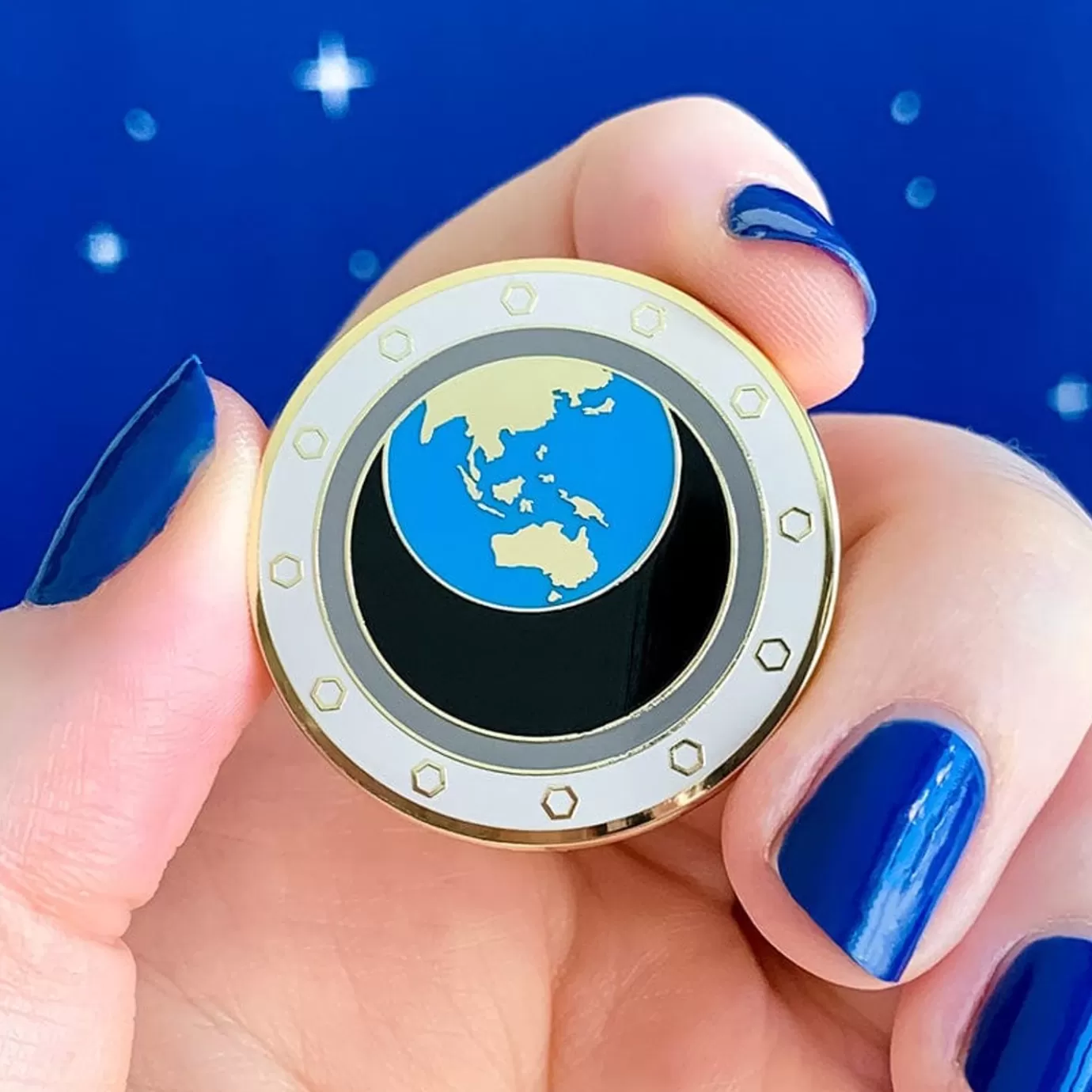 Erstwilder Tiny Blue Dot Enamel Pin* Enamel Pins