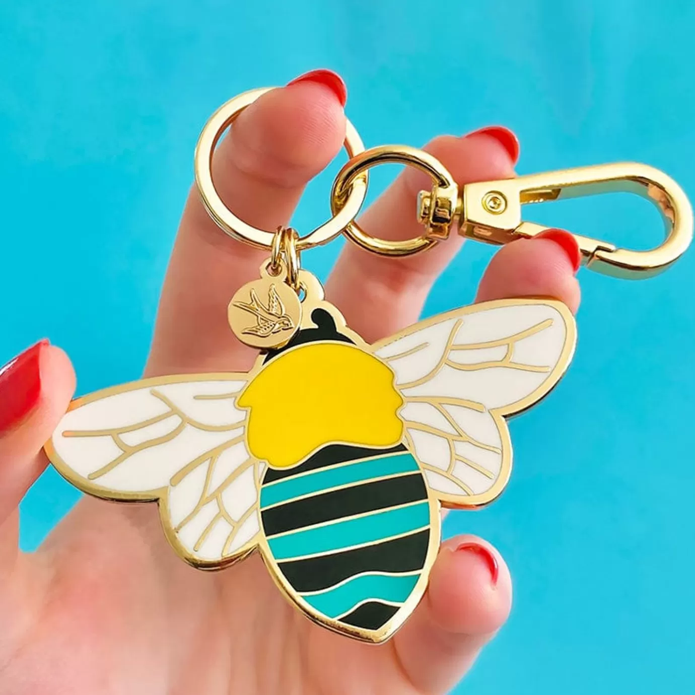 Erstwilder To Bee Or Not To Bee Key Ring* Enamel Key Rings