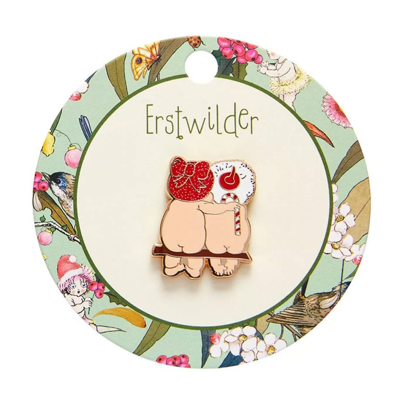 Erstwilder Together For Christmas Enamel Pin* Enamel Pins