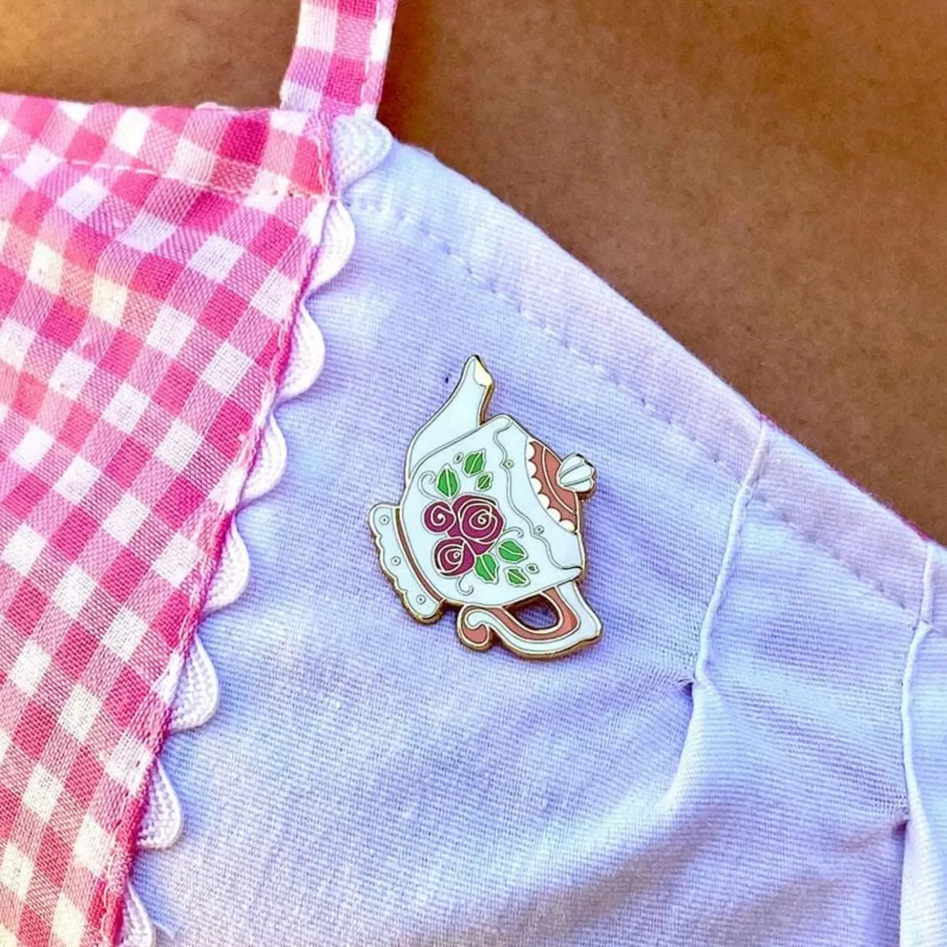 Erstwilder Traditional Teapot Enamel Pin* Enamel Pins