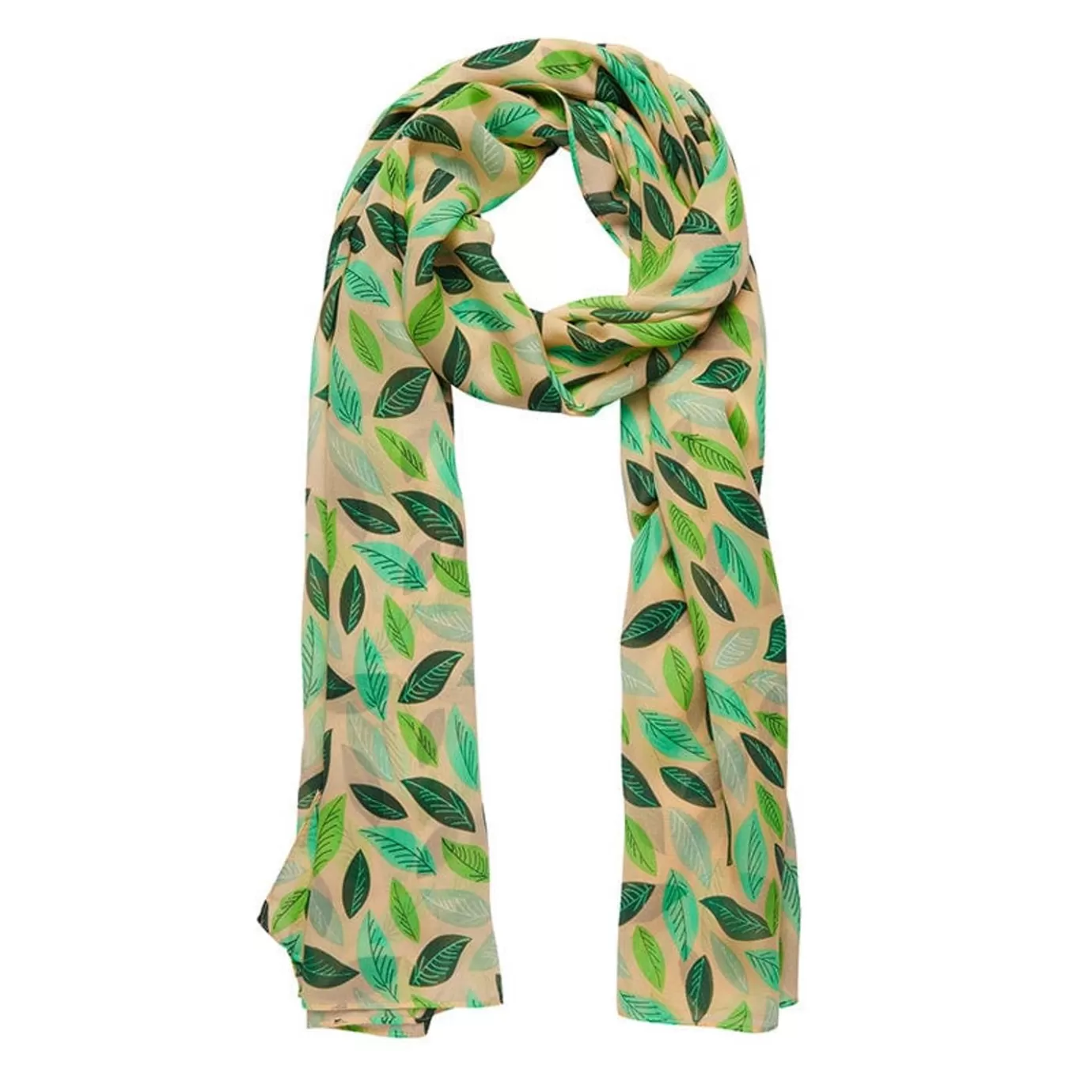Erstwilder Tranquil Leaves Large Neck Scarf* Scarves