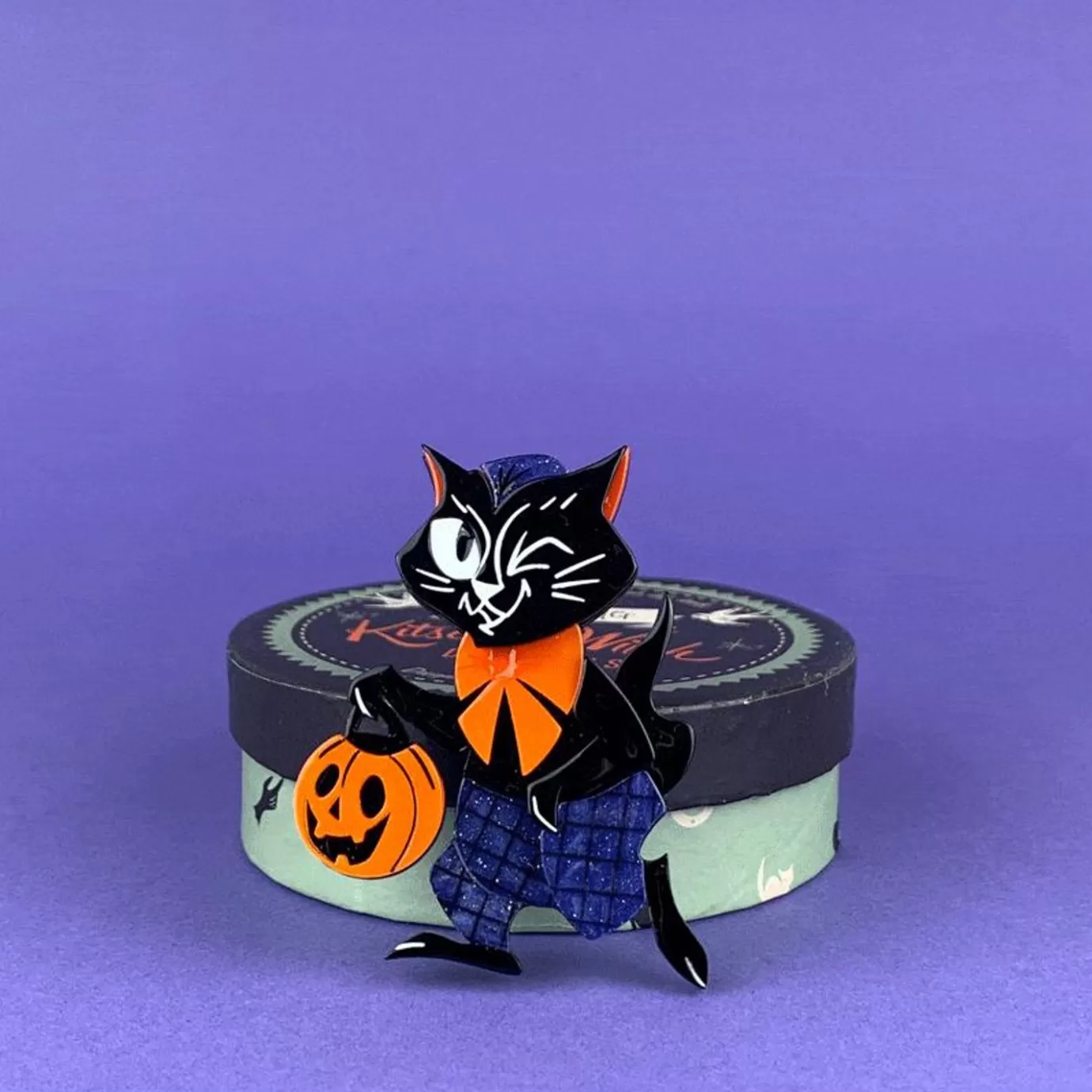 Erstwilder Treat Seeker Cat Brooch* Brooches