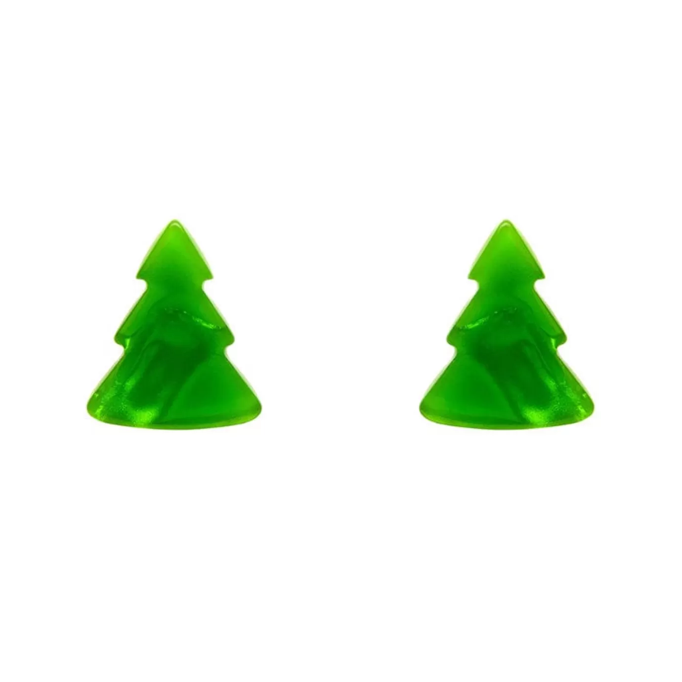 Erstwilder Tree Ripple Stud Earrings - Green* Essential Earrings