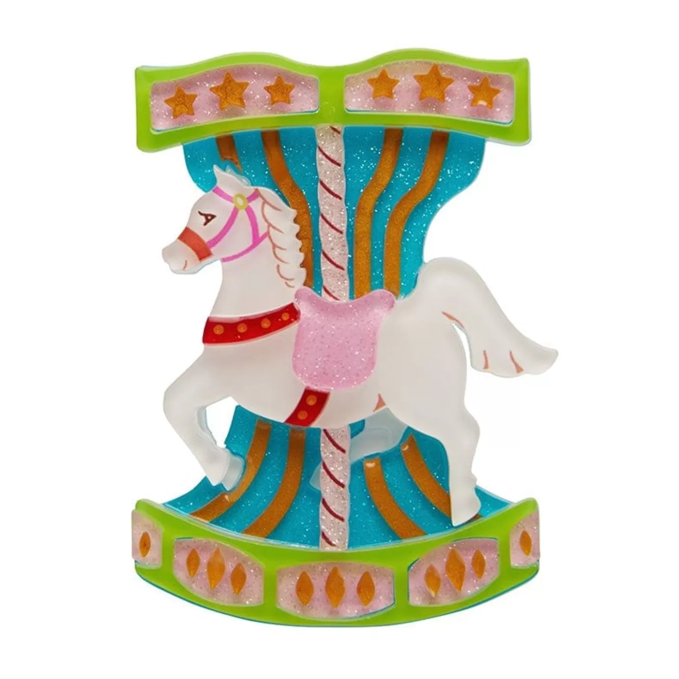 Erstwilder Trocadero Carousel Brooch* Brooches