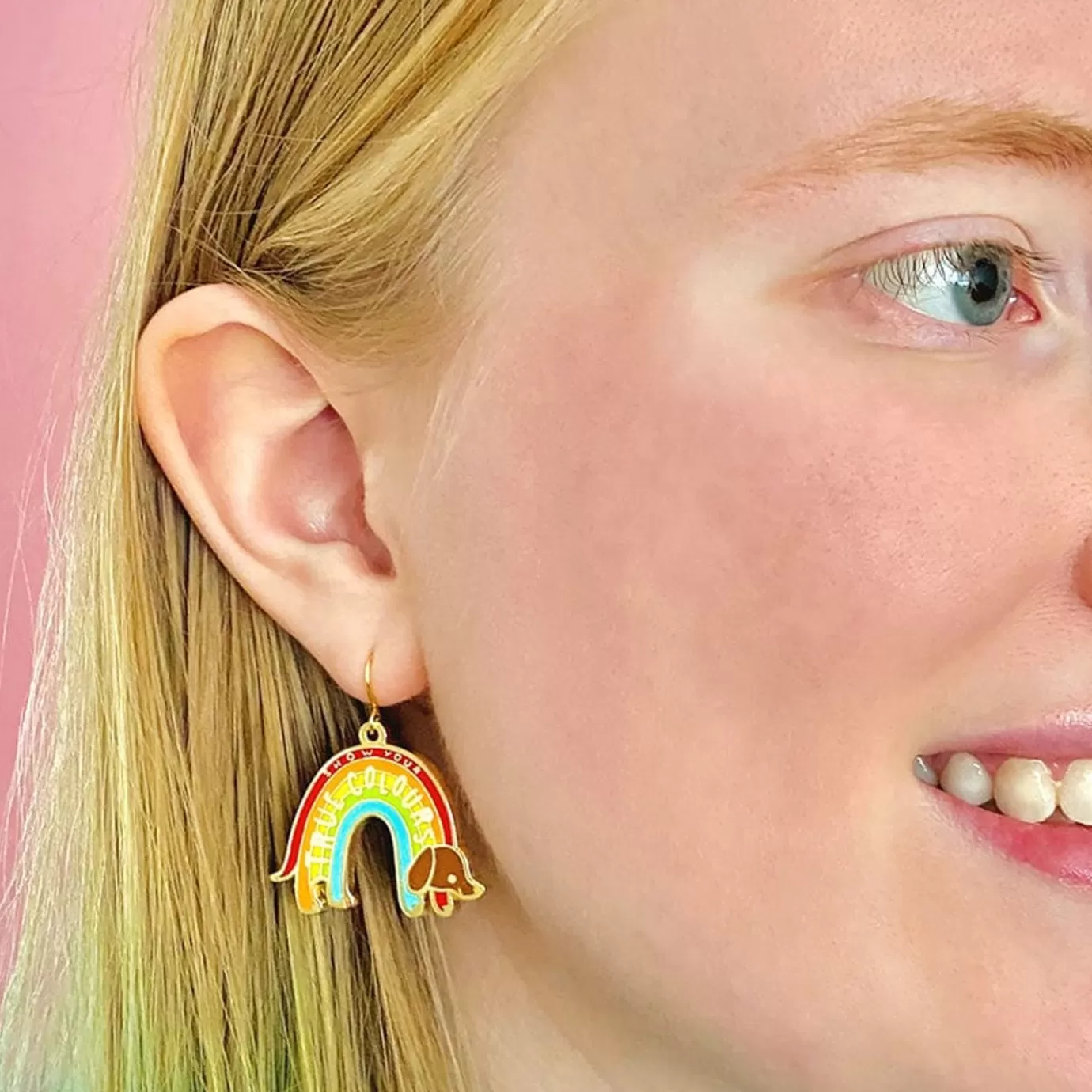 Erstwilder True Colours Enamel Drop Earrings* Enamel Earrings