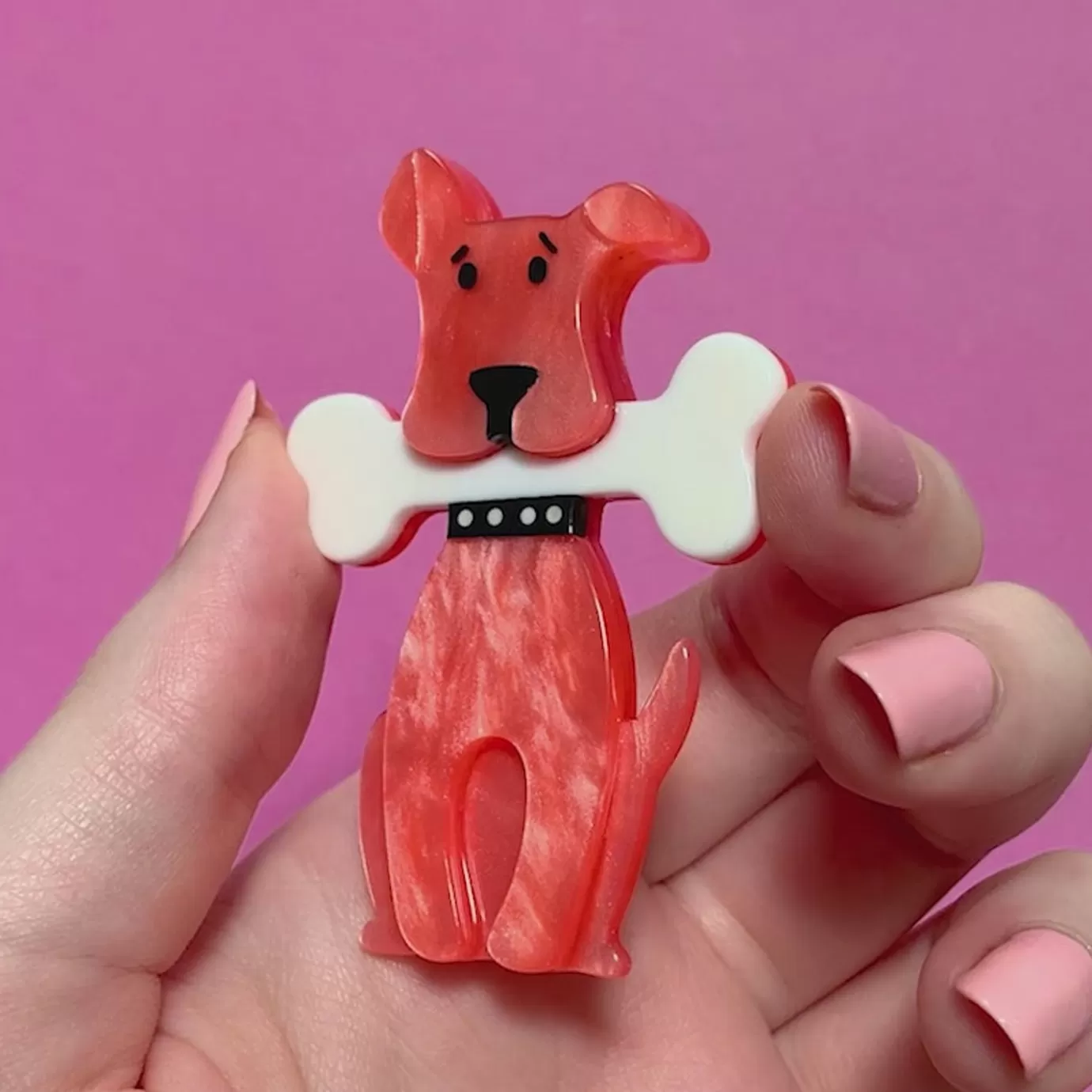 Erstwilder Tuffy'S Puppy Treat Brooch* Brooches