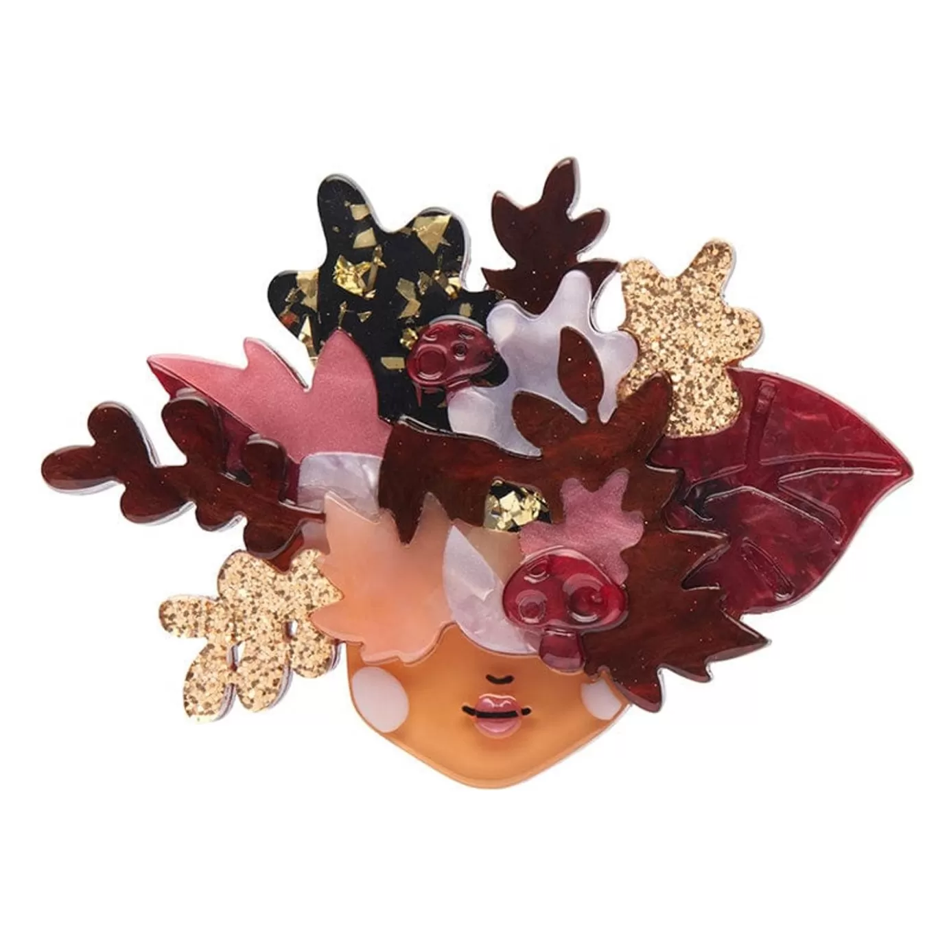 Erstwilder Turn A New Leaf Brooch* Brooches