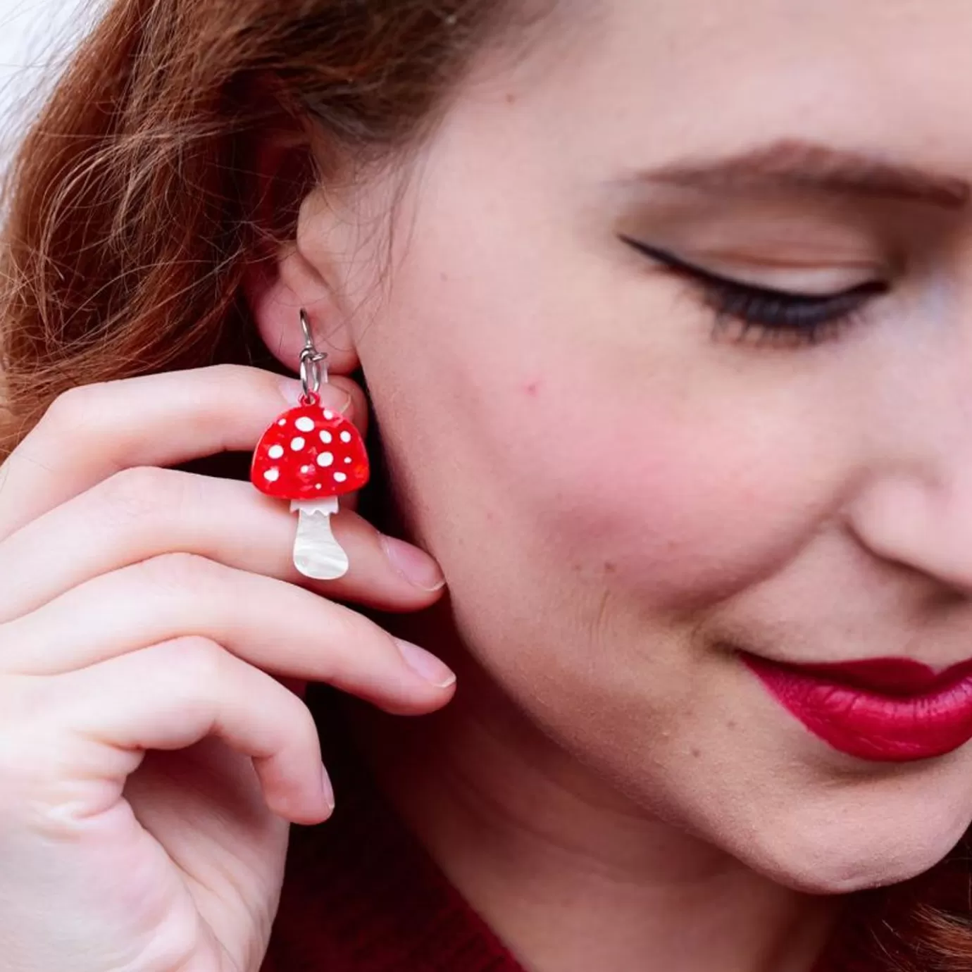 Erstwilder Twinning Toadstools Drop Earrings* Earrings