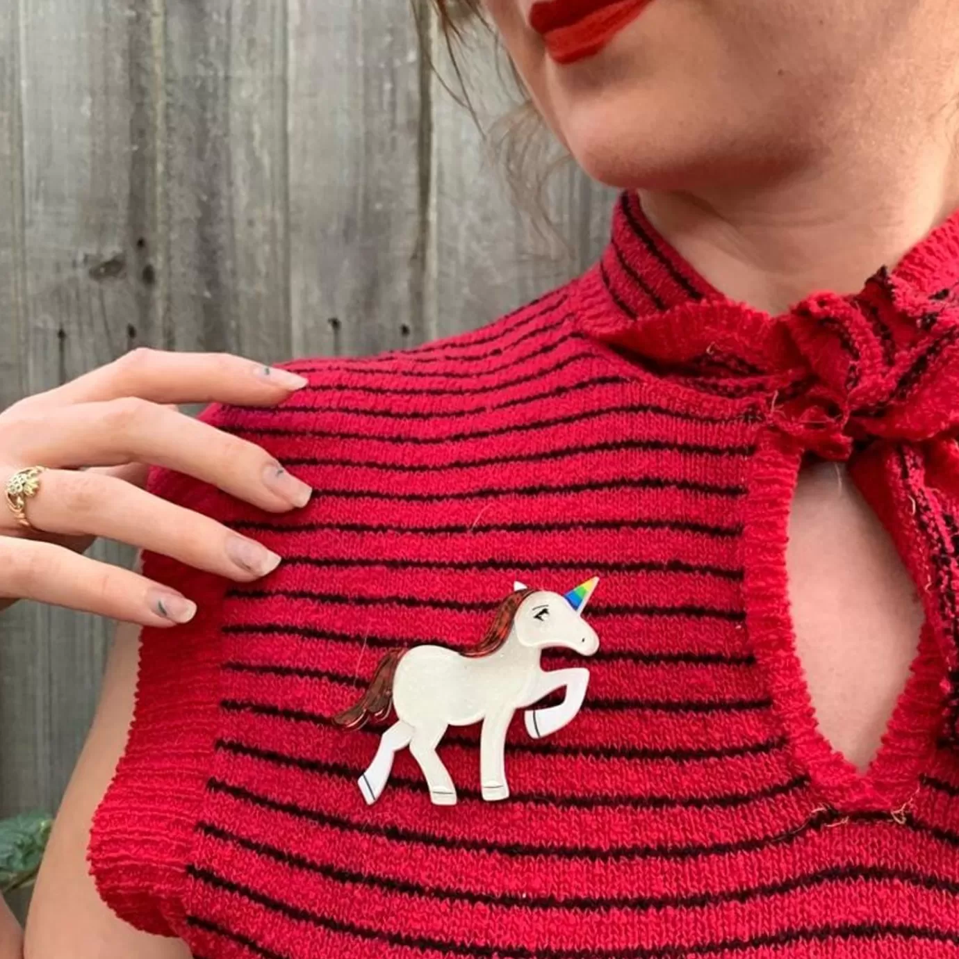 Erstwilder Ula The Unicorn Brooch* Brooches