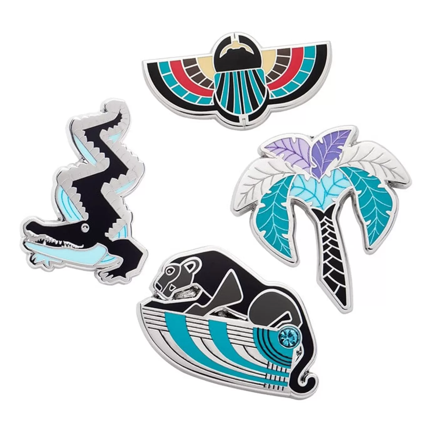 Erstwilder Untamed Elegance Enamel Pin Pack - 4 Piece* Enamel Pins