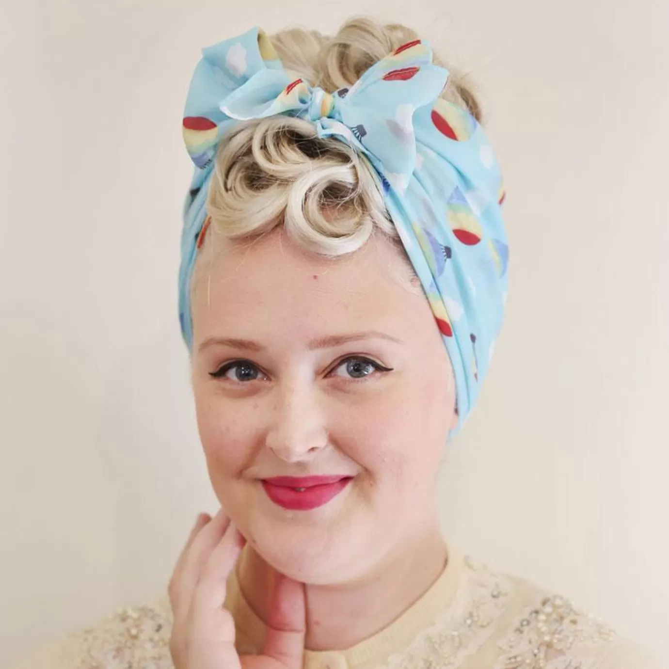 Erstwilder Up In The Clouds Head Scarf* Scarves