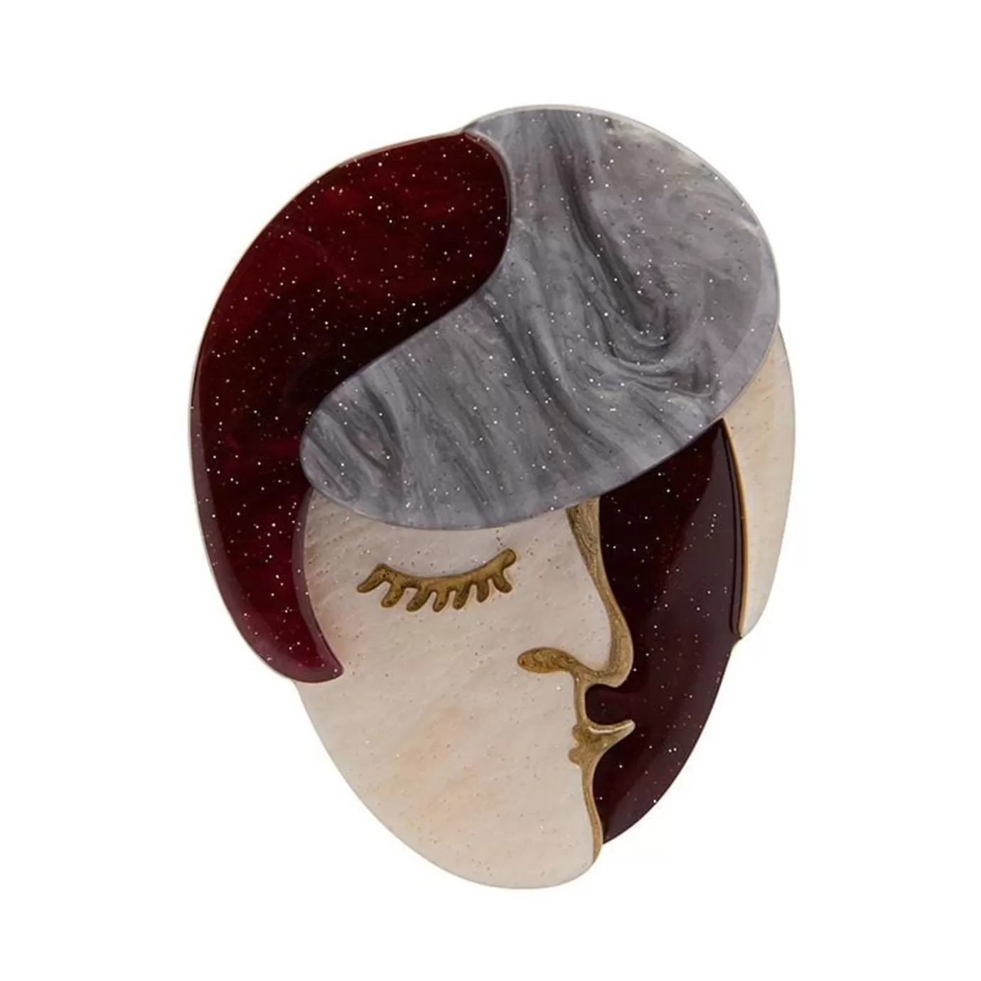 Erstwilder Vogue Visage Brooch* Brooches