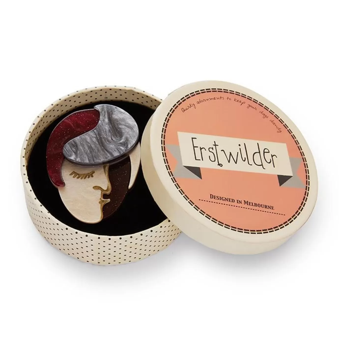 Erstwilder Vogue Visage Brooch* Brooches