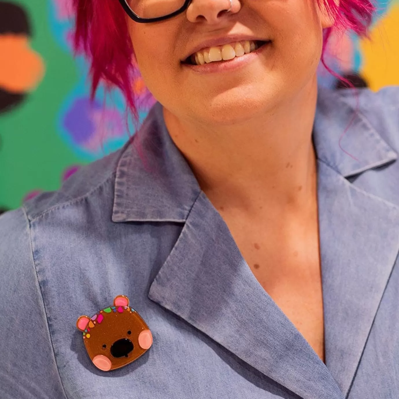 Erstwilder Warren The Wombat Brooch* Brooches