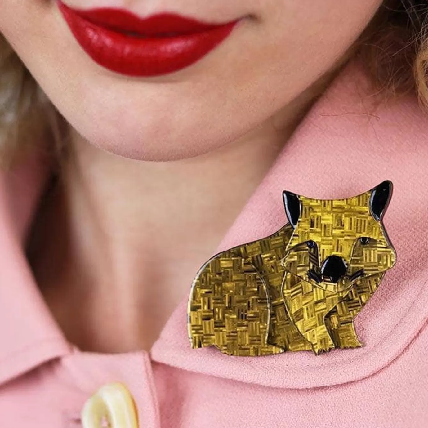 Erstwilder Wary Warri Wombat Brooch* Brooches