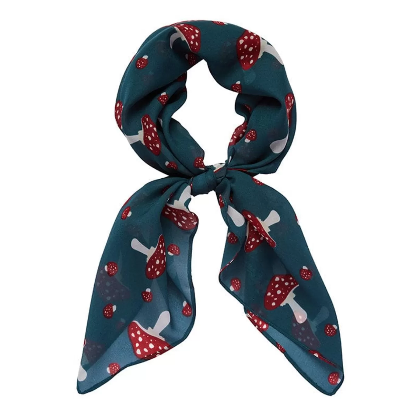 Erstwilder Well Spotted Head Scarf Teal* Scarves