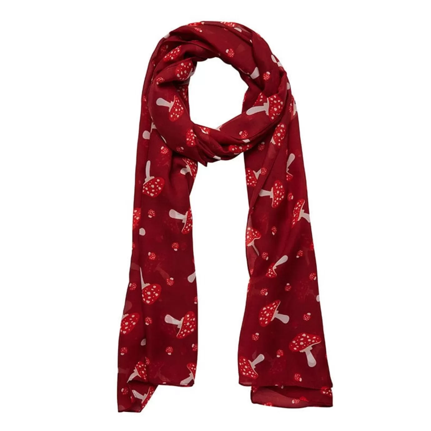 Erstwilder Well Spotted Neck Scarf Red* Scarves