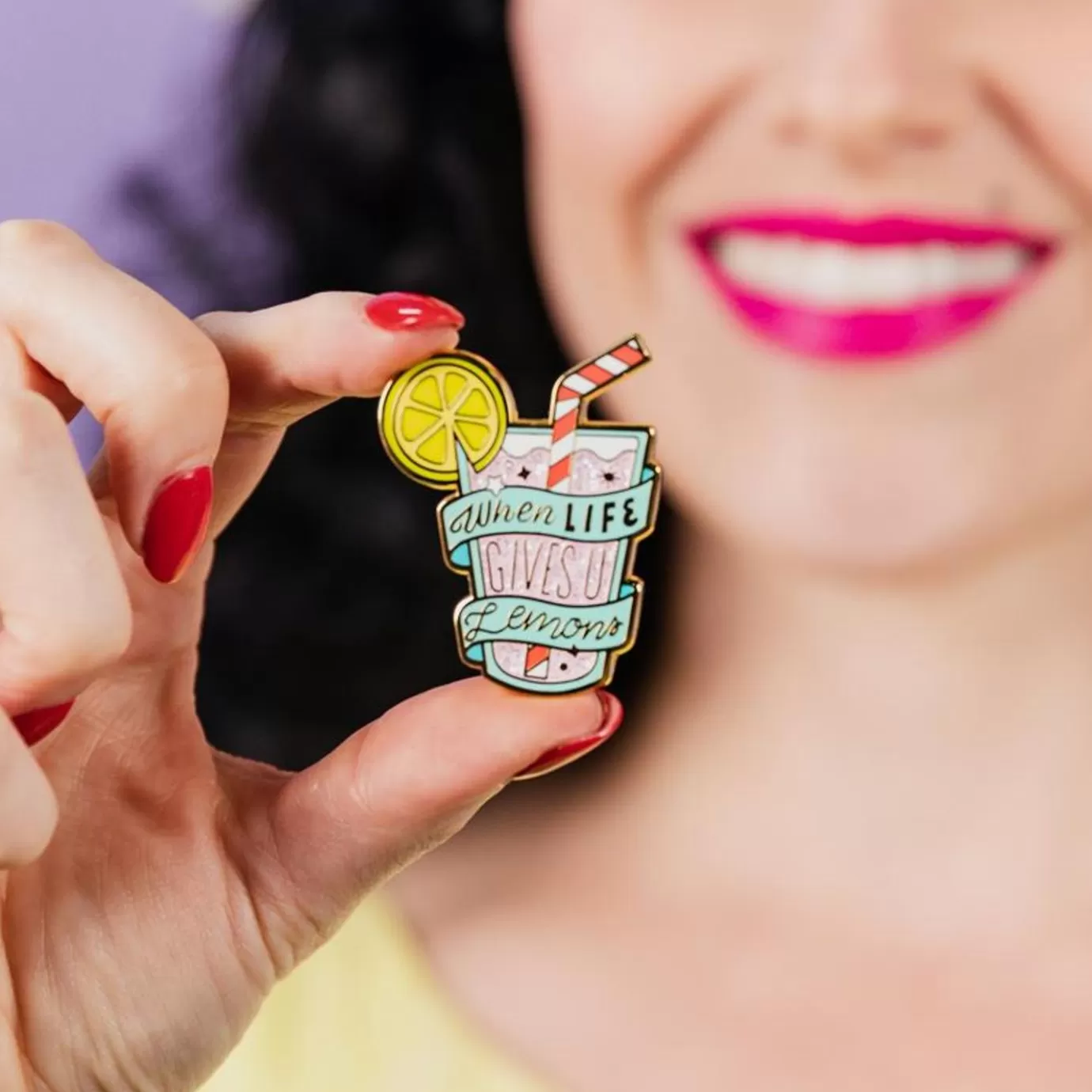 Erstwilder When Life Gives U Lemons Enamel Pin* Enamel Pins