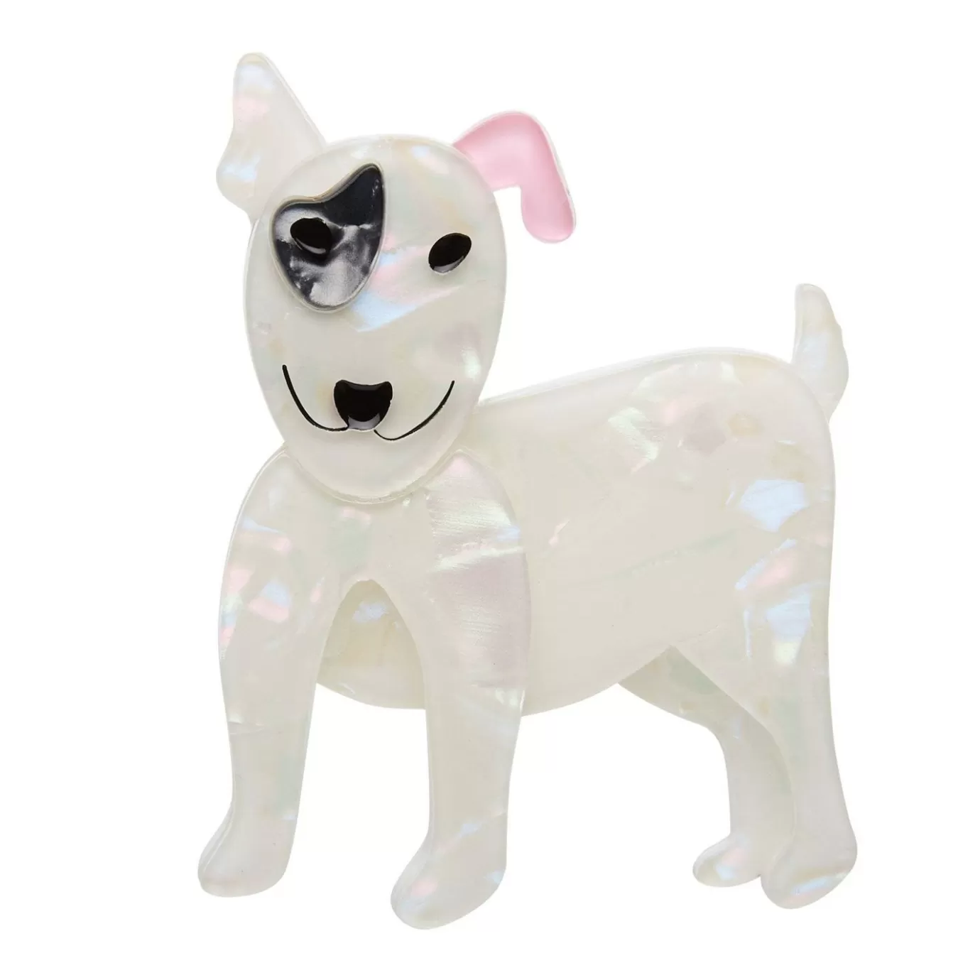 Erstwilder Willie The White Dog Brooch* Brooches