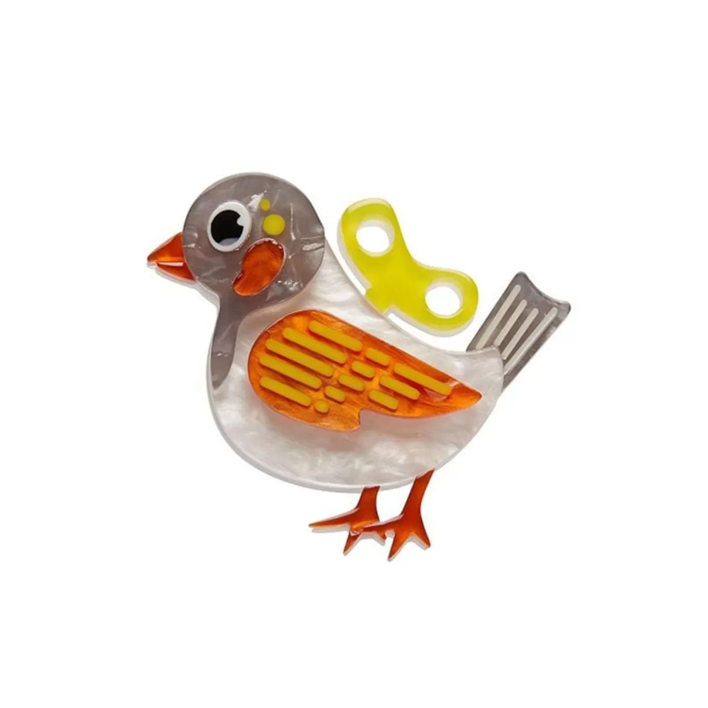 Erstwilder Wind-Up Whimsy Mini Brooch* Brooches