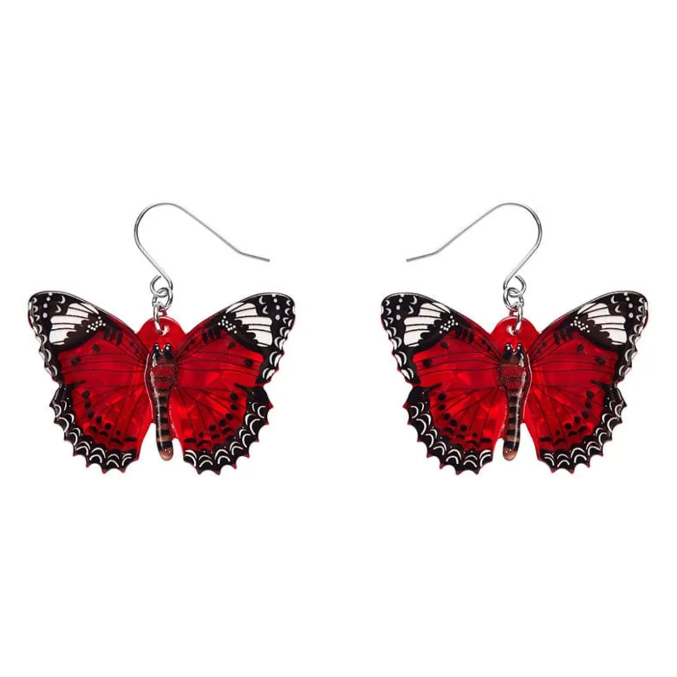Erstwilder Wings Laced In Red Earrings* Earrings