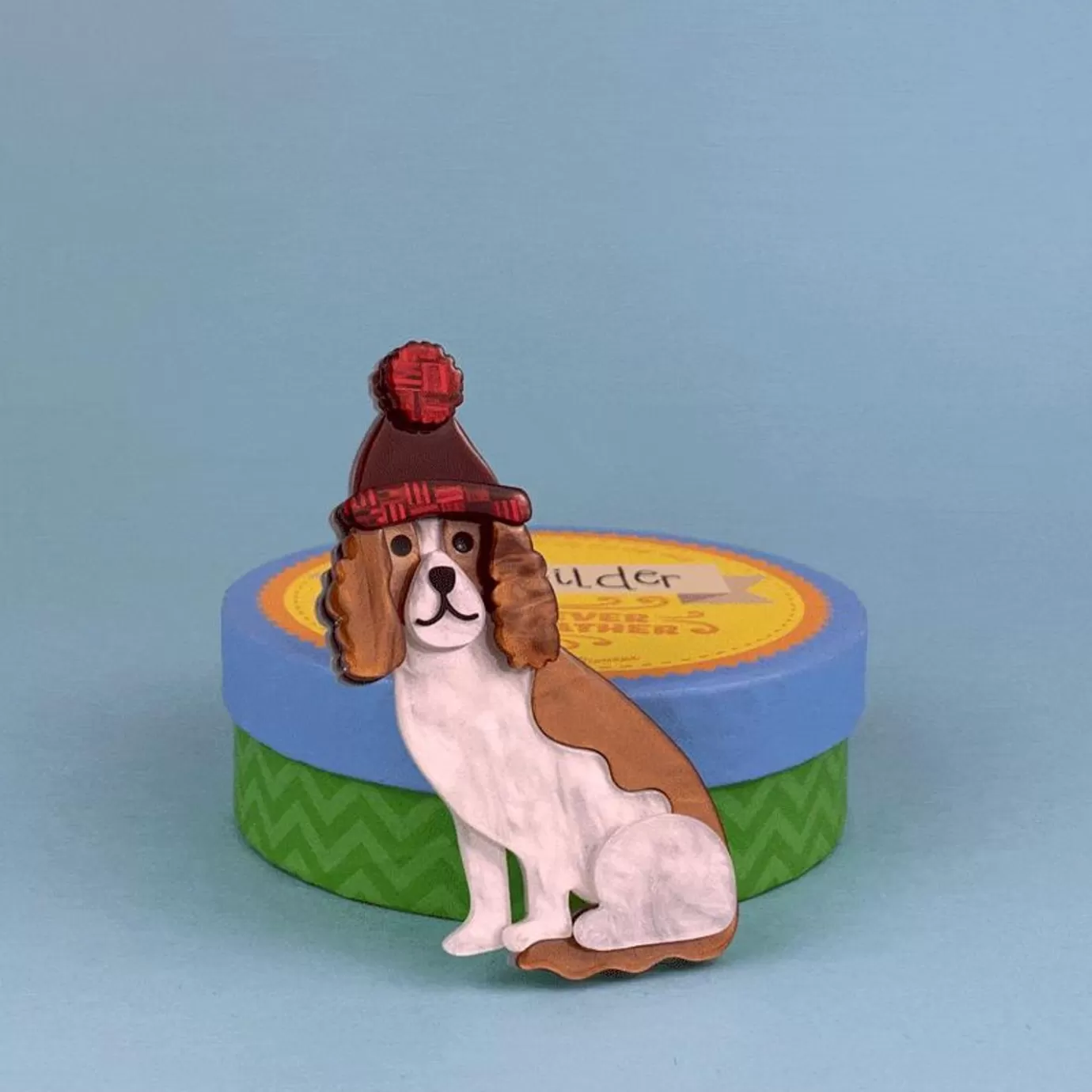 Erstwilder Wintertime Walkies Brooch* Brooches