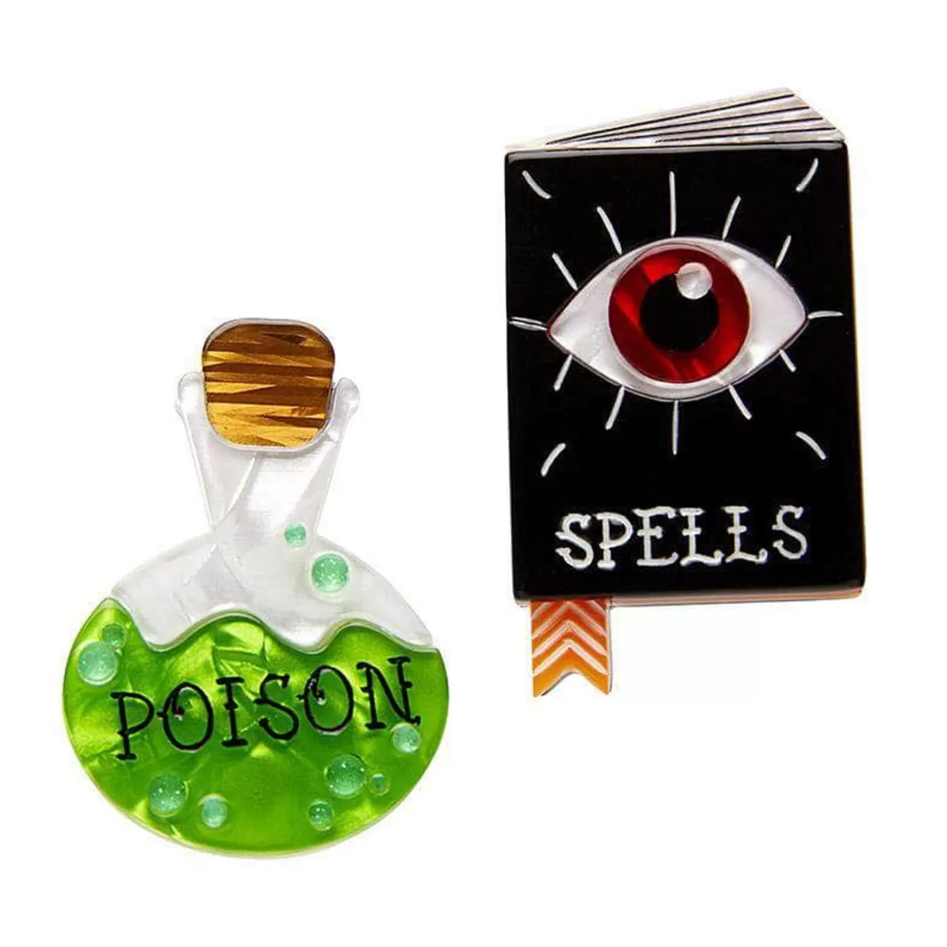 Erstwilder Witch'S Brew Brooch Set* Brooches