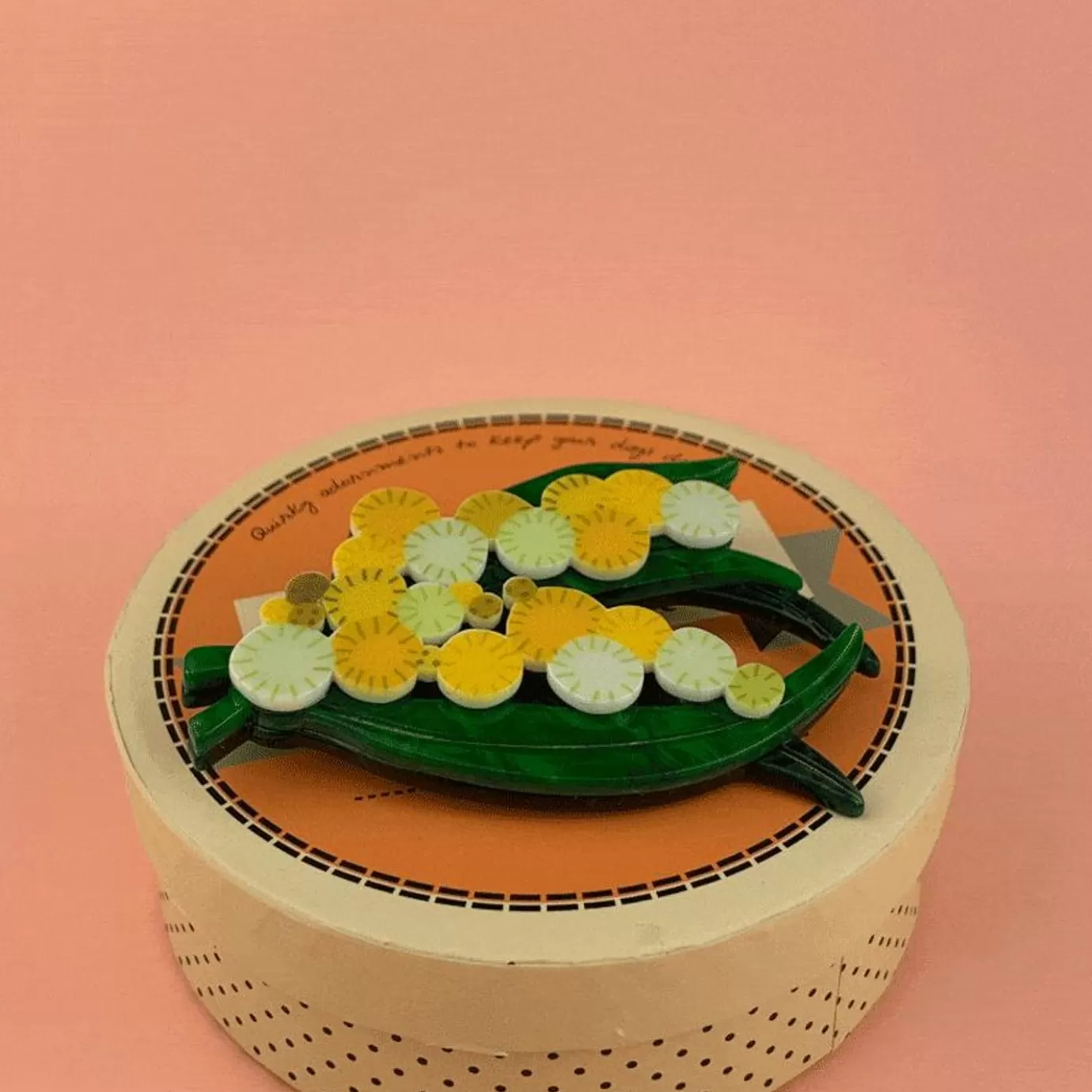 Erstwilder Woven Wattle Brooch* Brooches