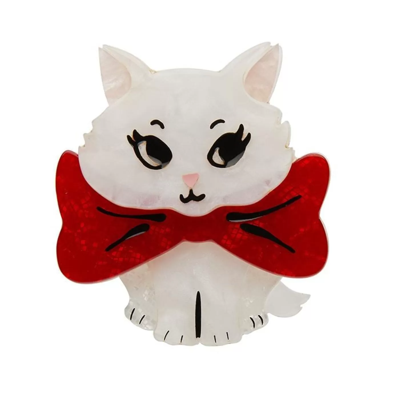 Erstwilder Wrapped Up In Love Kitten Brooch* Brooches
