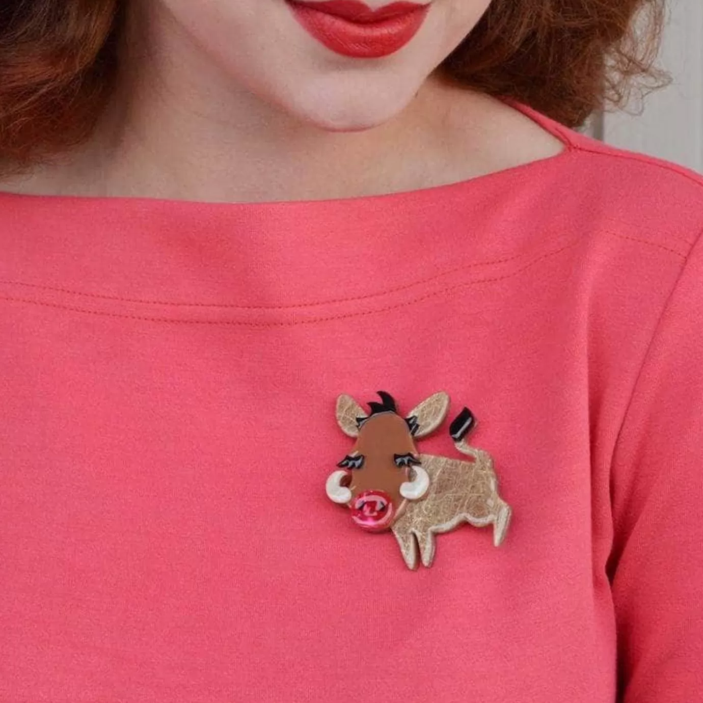 Erstwilder Young Warthog Brooch* Brooches