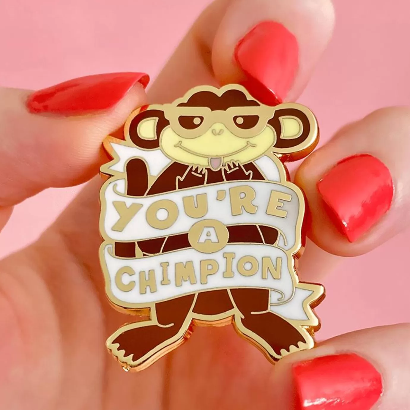 Erstwilder You'Re A Chimpion Enamel Pin* Enamel Pins
