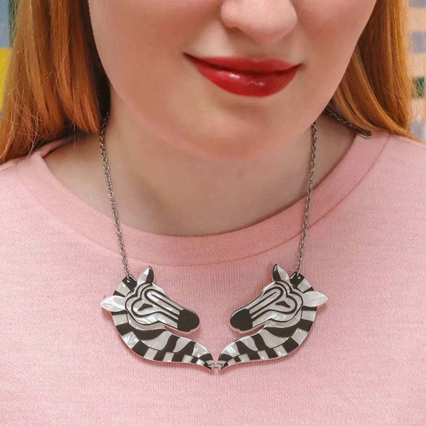 Erstwilder Zelda The Zany Zebra Necklace* Necklaces