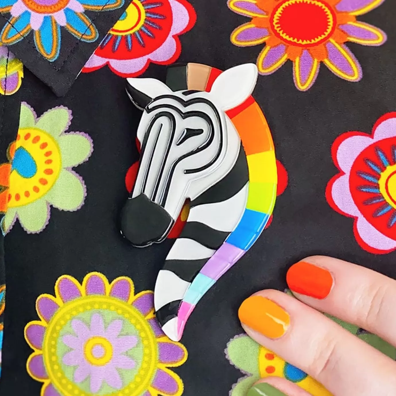 Erstwilder Zelda The Zestful Zebra Brooch* Brooches