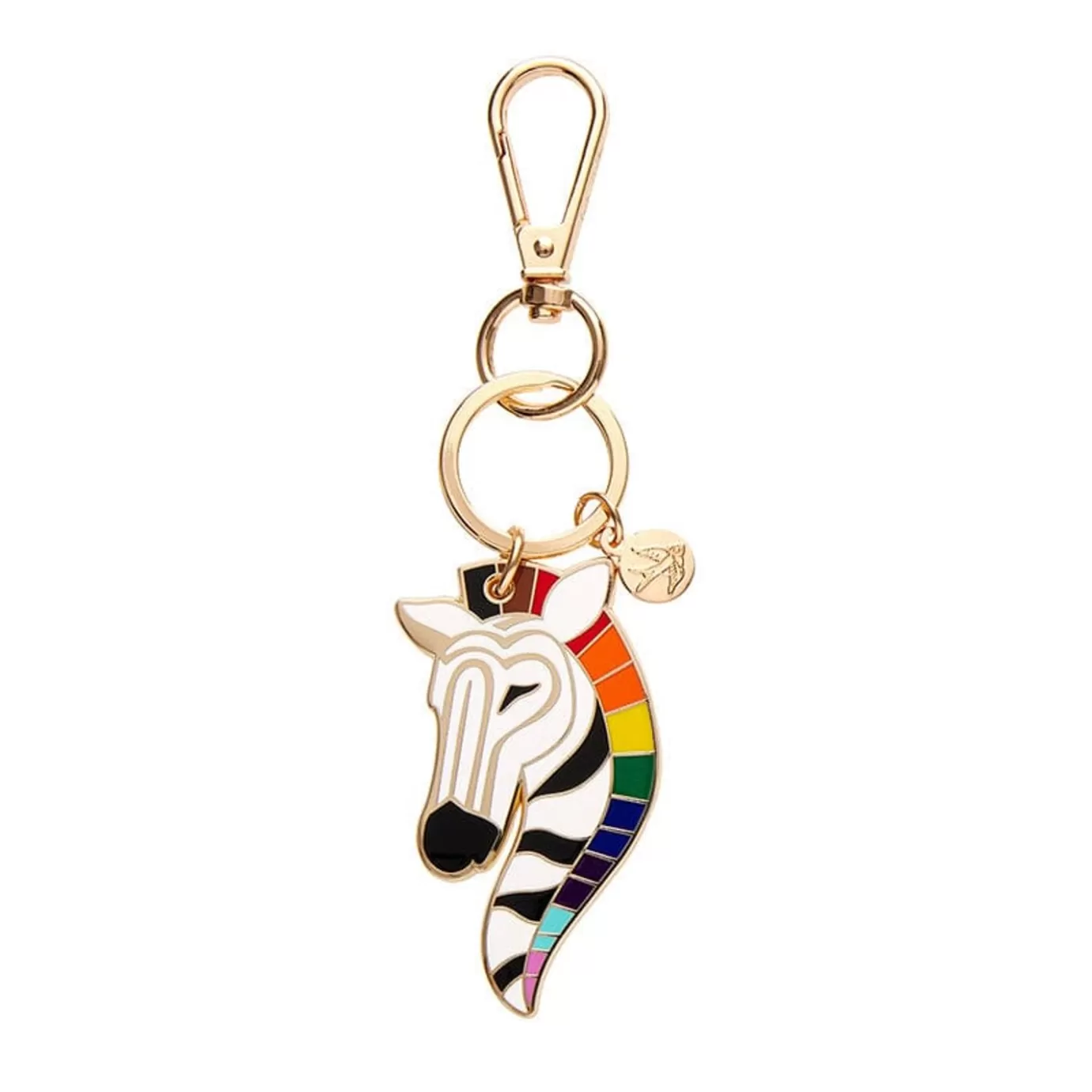 Erstwilder Zelda The Zestful Zebra Enamel Key Ring* Enamel Key Rings