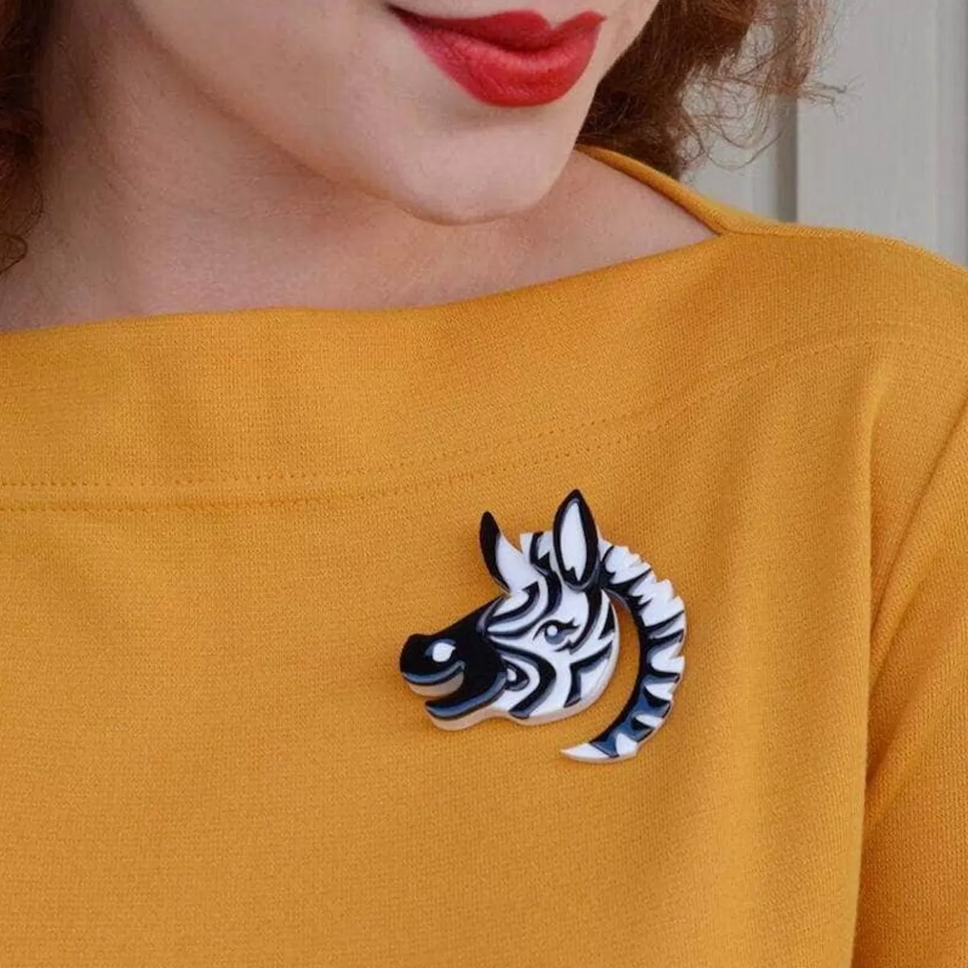 Erstwilder Zesty Zebra Brooch* Brooches